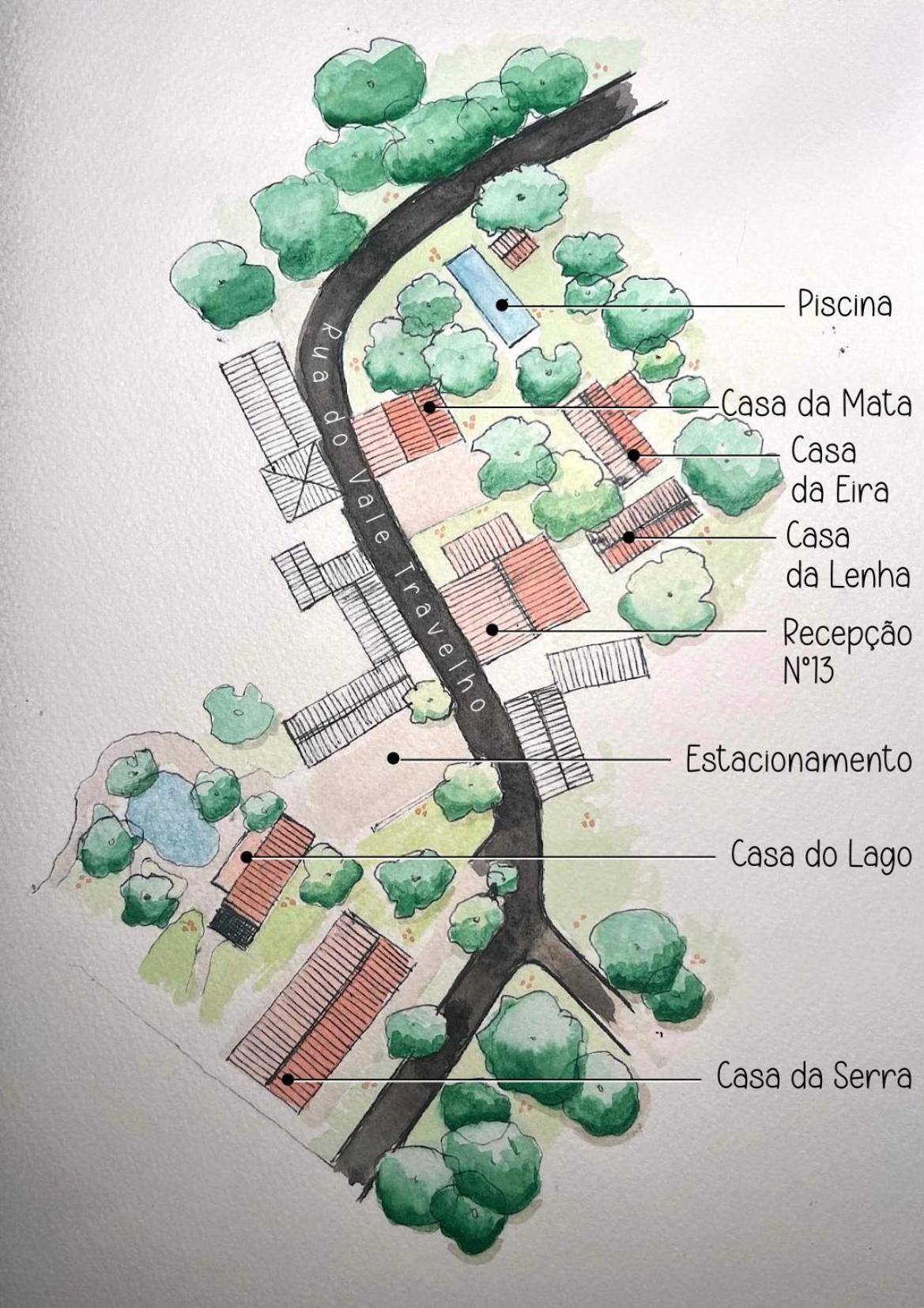 Casa Oliva - Casa Da Serra Porto de Mós Eksteriør billede